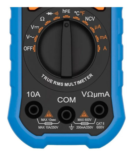 Imagem 4 de 6 de Multímetro Digital Et-1110b Cat Ii 600v - Minipa