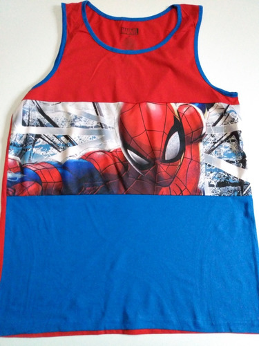 Playera Tank Top Spiderman Marvel Original