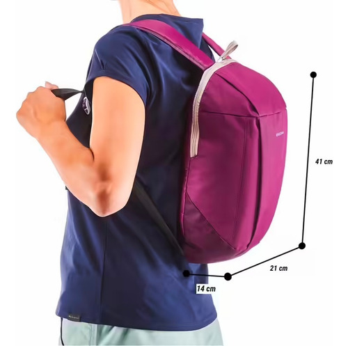 Mochila De Senderismo Color Morado De 10 L