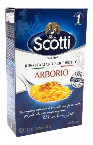 Arroz Scotti Arborio X 1 Kilo Origen Italia