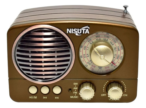 Radio Nisuta Ns-rv14 Analógico Portátil Out440064 Outlet (Reacondicionado)