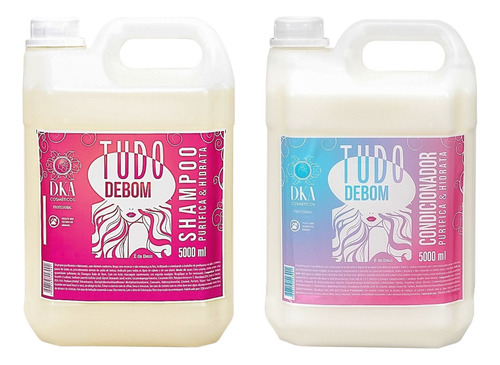 Shampoo + Condicionador 5 Litros Cada - Profissional D.ka