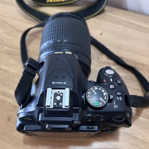 Nikon D5200 Dslr Color Negro + Combo 2 Objetivos Negro (Usado)