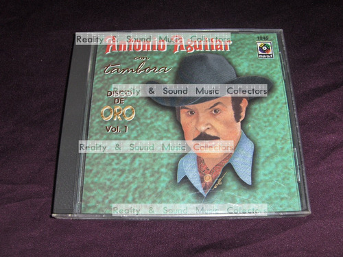 Antonio Aguilar Disco De Oro Vol1 Con Tambora Cd 95 Musart (Usado)