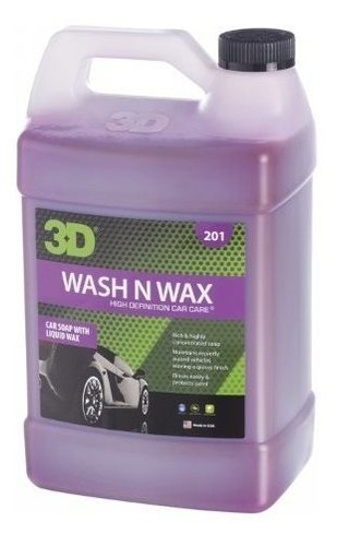 3d - Shampoo Wash N Wax - Galon - Potenza