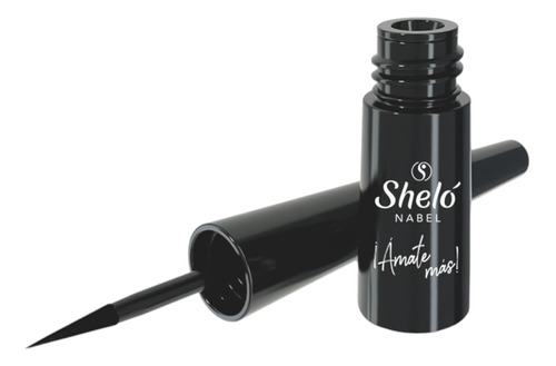 Delineador De Ojos Liquido Negro Shelo Nabel® 3ml.