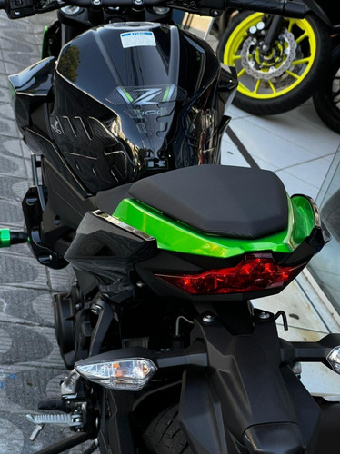 Imagem 5 de 15 de Kawasaki Z400 Abs 2022 Verde 2 Anos Garantia Fabrica