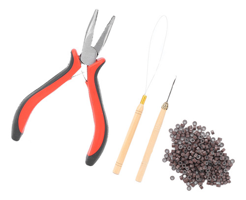 Kit De Extensiones De Cabello, Alicate, Gancho Para Tirar, E