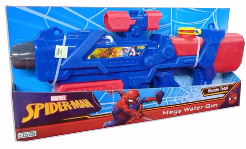 Spiderman Mega Water Gun Pistola De Agua Hombre Araña Ditoys