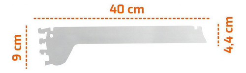Soporte para góndola New Plus de 8 French Hands de 40 cm