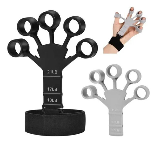 Fortalecedor De Dedos Grip Strength Trainer, 2 Unidades