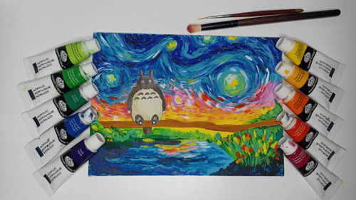 Cuadro Decorativo Mi Vecino Totoro 15x25