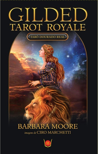 Imagem 5 de 8 de Gilded Tarot Royale Dourado Real + Toalha Preta + Saquinho