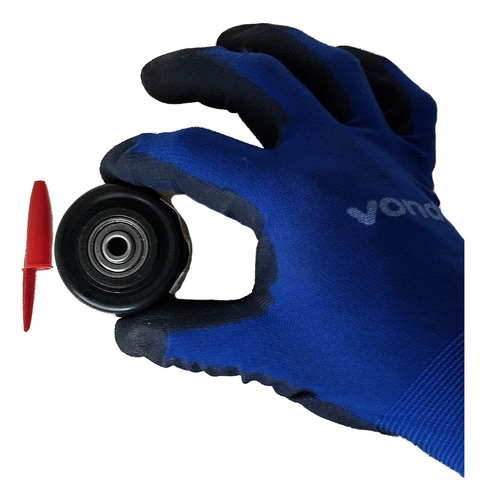 10x Rodinha Rodas De Pu 2 Pol 50mm Com Rolamento Esfera