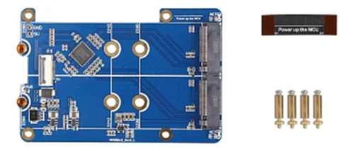 Para Pi5 Double 2280 5 Pcie A M.2 Nvme Dual Ssd