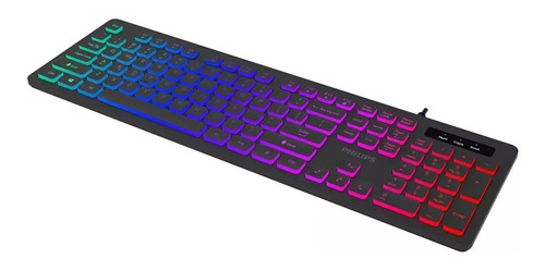 Imagen 2 de 4 de Teclado Gamer Philips Retroiluminado G264 - Revogames®
