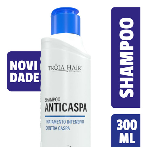 Troia Hair 3 Shampoos Intensivo Contra Caspas 300 Ml