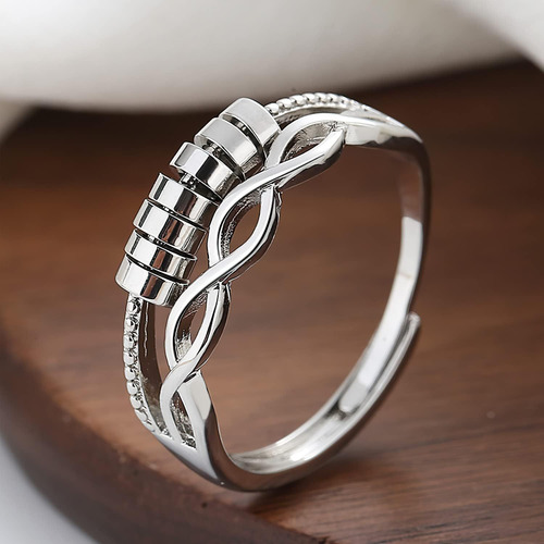 Anillo Ajustable Ansiedad Regalo Para Mujeres