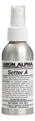 Aron Alpha Setter H Con Pump Action Spray Mister Para Su Uso