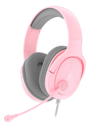 Audifonos Gamer Fantech Trinity Mh88 Pink 50mm 3.5mm Color Rosado