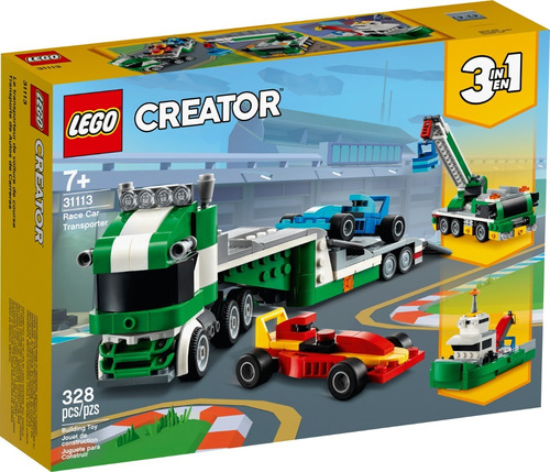 Imagen 1 de 6 de Lego® Creator - Transporte De Coches De Carreras (31113)