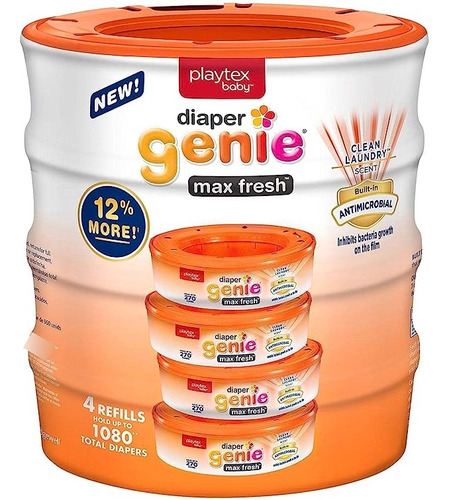 Diaper Genie Max Fresh 4 Recambi - Unidad a $215999