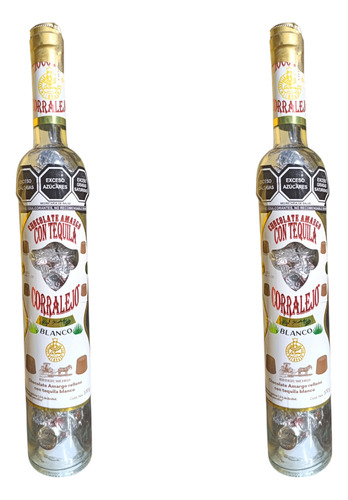 Chocolate Tequila Blanco Corralejo 5 Botellas C/u Suiza