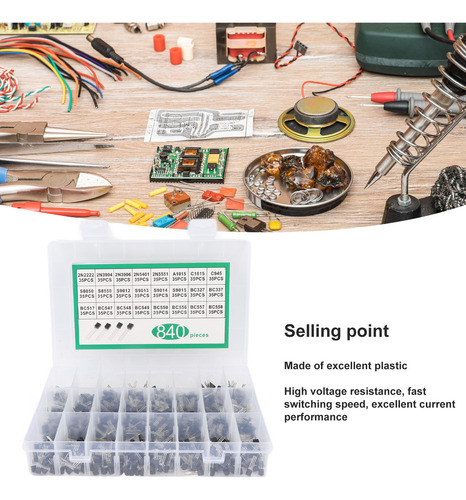 M Transistor De Uso Geral 840pcs Bc337 Bc549 A1015 Diodo