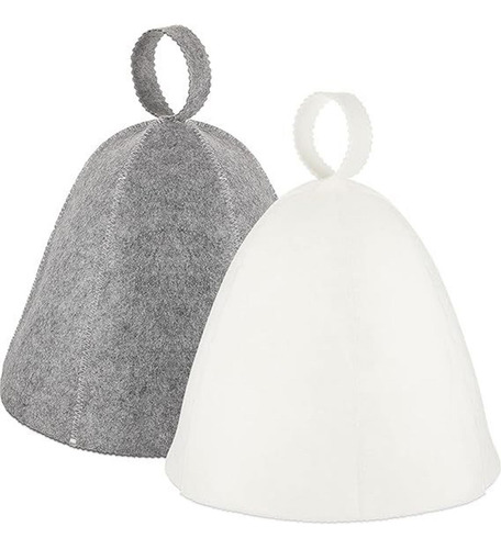 2 Gorros De Sauna, Gorros De , Gorros De 2 Piezas Blancas