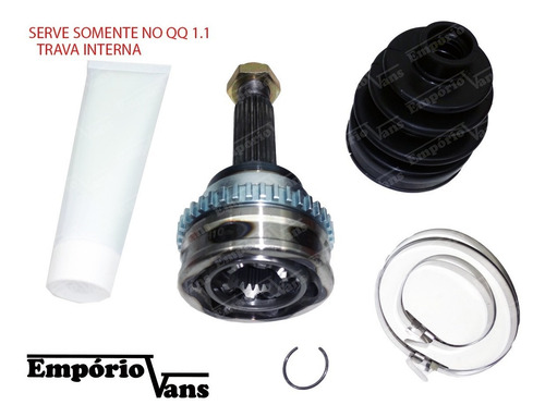 Imagem 2 de 8 de Junta Homocinética Externa Roda Completa Chery Qq 1.1 C/ Abs