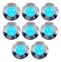 Comprar 8 Refletores Para Piscina Super Led 3 Basic 9 Wats Capa Inox