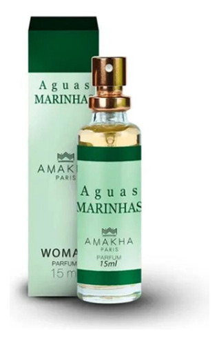 Perfume Feminino Aguas Marinhas Amakha Paris 15ml Para Bolso