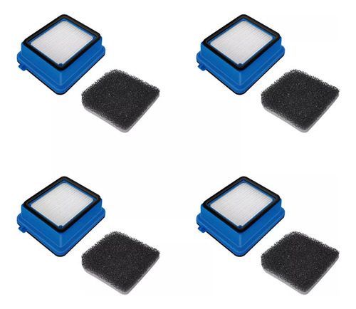 4 Filtros Hepa De Repuesto Para Electrolux Q6 Q7 Q8 Wq61