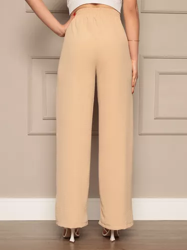 Calça Feminina Wide Leg Alfaiataria Zaid