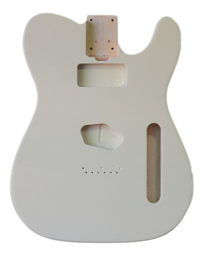 Corpo Guitarra Padrão Fender Telecaster Marupá Olympic White