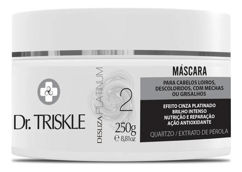 Máscara Desliza Platinum Matizadora Dr.triskle 250g