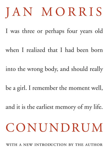 Libro Conundrum -jan Morris-inglés