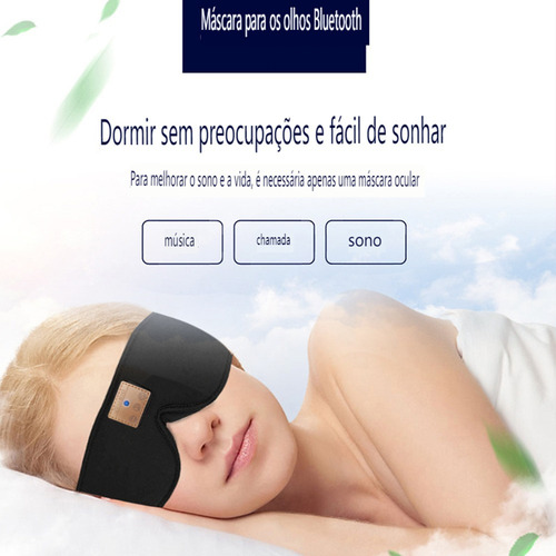 Máscara Para Ojos Sleep Music Shading 3d Con Bluetooth