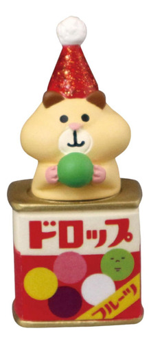 2 Estatua Navideña En Miniatura, Figura De Animal, Hámster