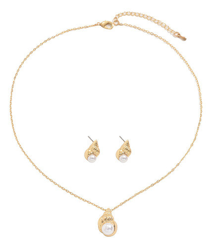 Conjunto De Collar Y Joyas For Mujer Estilo Océano