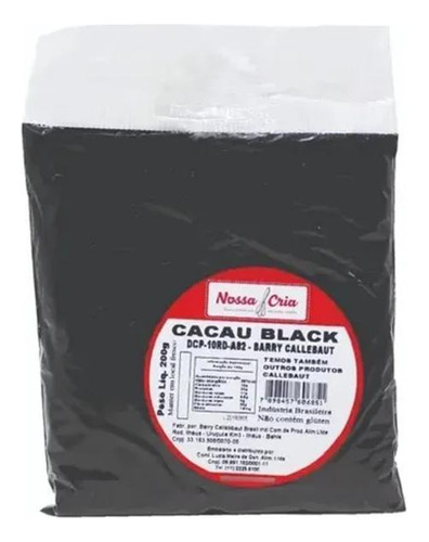 Cacau Black Callebaut Nossa Cria Pacote 200g