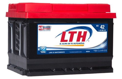 Pila De Carro Lth Modelo L-42-500. Entrega En Cdmx