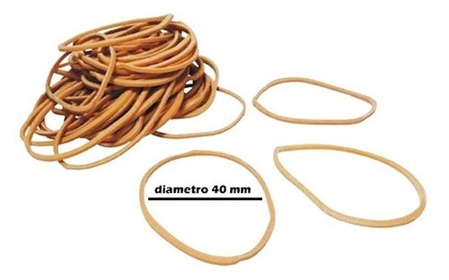 Banditas Elasticas Bandas Credencial 50 Grs 40mm 100% Latex