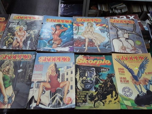 Revistas De Coleccion Antiguas Skorpio Eternauta Lote X 11 (Usado)