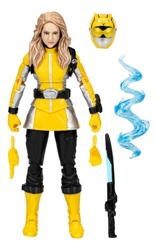 Boneca Power Rangers Amarela Lightning Collection 15cm F4518 Hasbro