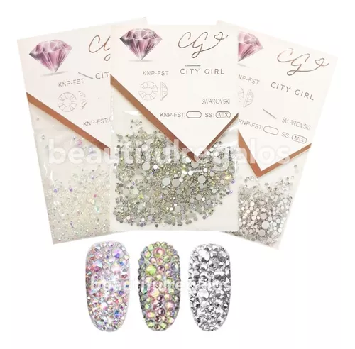 Strass Cristales Para Uñas Nail Art Decoración Piedras 3d