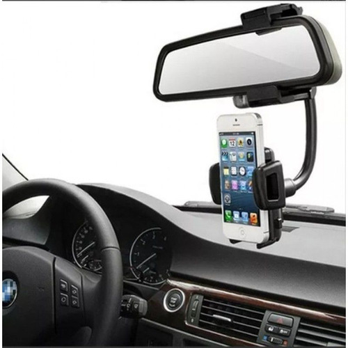 Imagem 1 de 8 de Suporte De Celular Automotivo Para Retrovisor
