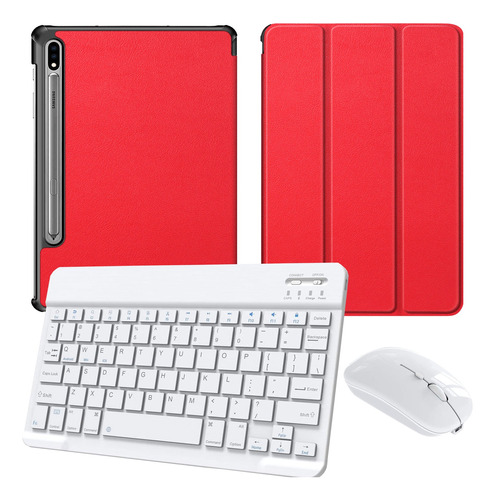 Funda + Teclado Para Samsung Galaxy Tab S7 Sm-t970 Sm-t733