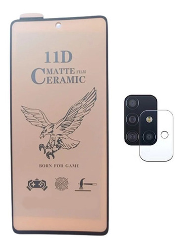 Protector Ceramica Mate + Cam  P/ Samsung Galaxy A51