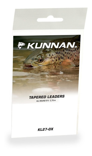 Leader Fly Lider Trefilado Mosca Kunnan 2,7m 0x 0,28mm 4.8kg